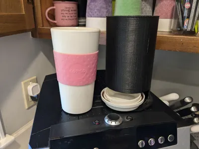 Cupco Lid Holder for reusable coffee cup