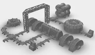 Wargaming compatible Terrain - Pipelines