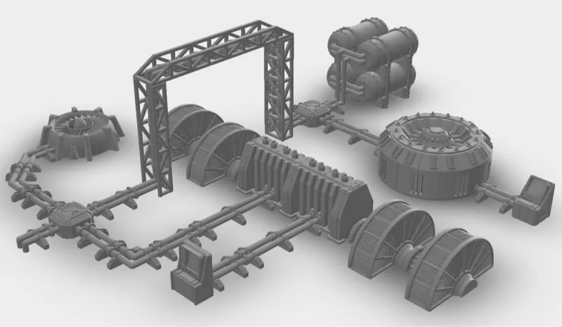 Wargaming compatible Terrain - Pipelines
