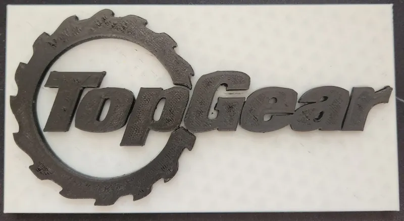 Top Gear Logo Non MMU Press In Place