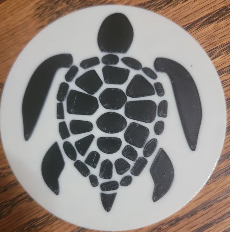 Turtle tea light scene