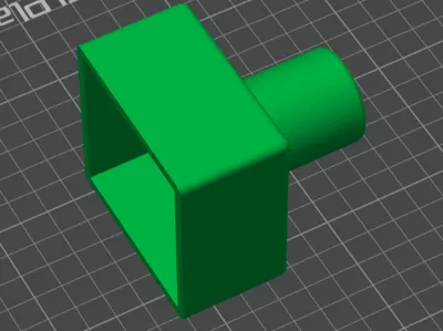 Square drain pipe adapter to 32mm pipe 