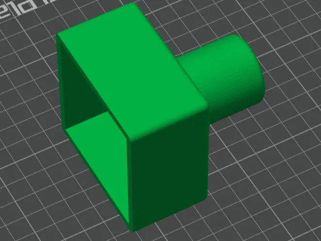 Square drain pipe adapter to 32mm pipe 