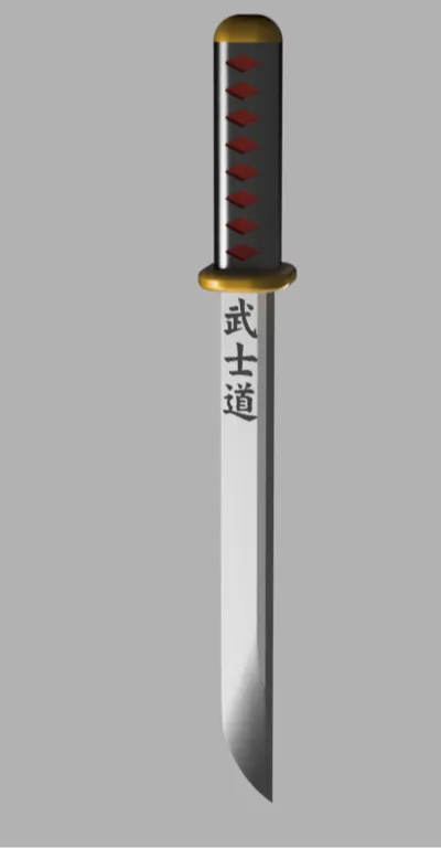 Brieföffner Letter Opener Katana Style mit Scheide