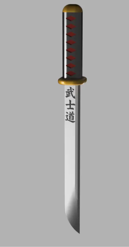 Brieföffner Letter Opener Katana Style mit Scheide