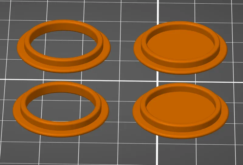 MPCNC Pipe Covers for 25mm pipe