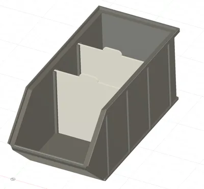 stackable Box with divider