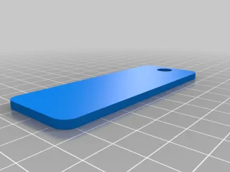 blank keychain