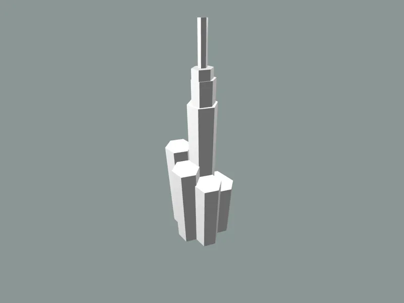 Futuristic skyscraper