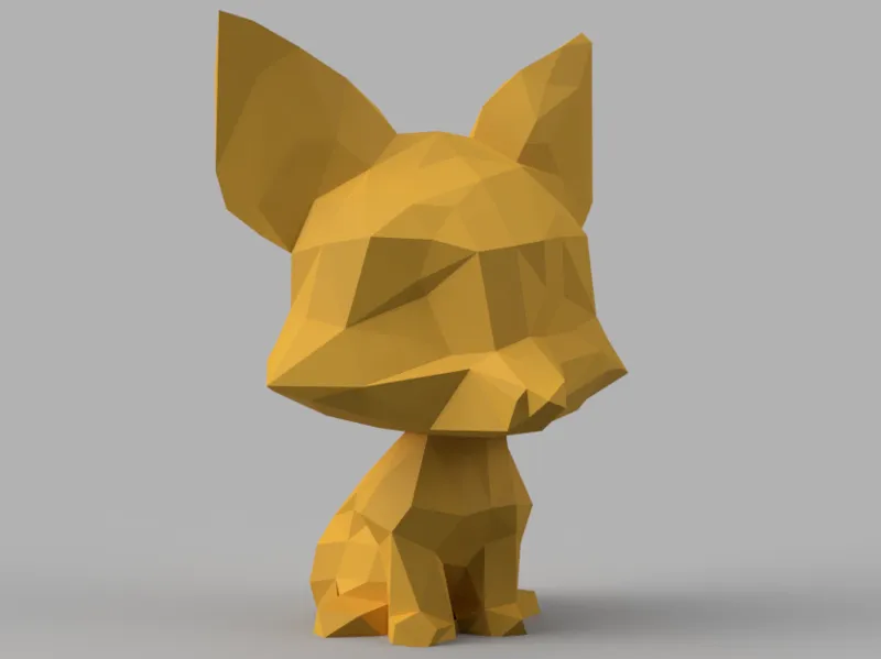 Low poly Fox