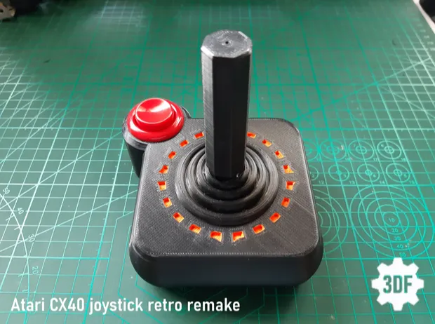 Atari CX10 CX40 Retro Joystick Using Arcade Parts by 3DFreeman - MakerWorld