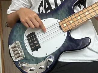 Sterling Ray34 Bass Pickguard With Thumb Rest