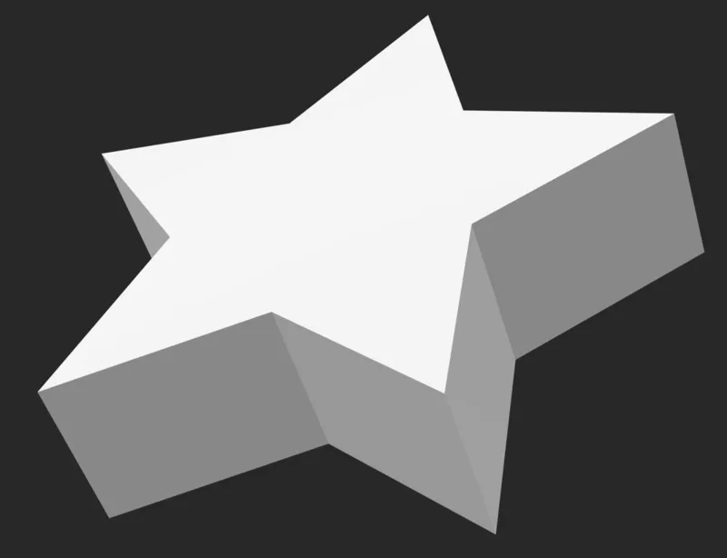 Simple Minimalist Star #1 / Calibration Star #1