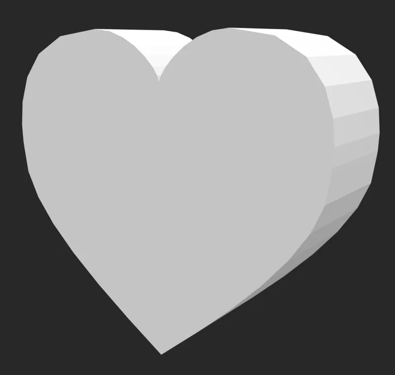 Simple Minimalist Heart / Calibration Heart