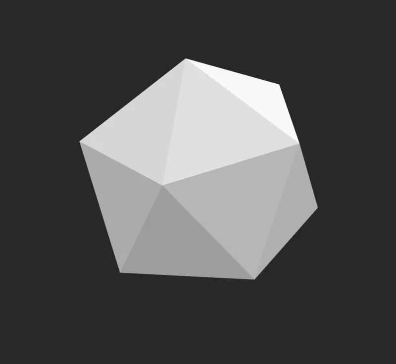 Simple Minimalist Icosahedron for Calibration