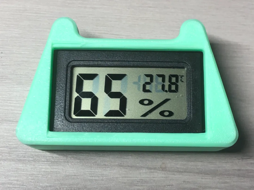 Hygrometer and thermometer magnetic box for filament drying box by