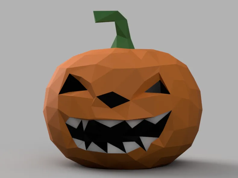 LowPoly Pumpkin Halloween