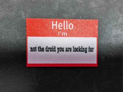 Droid Nametage