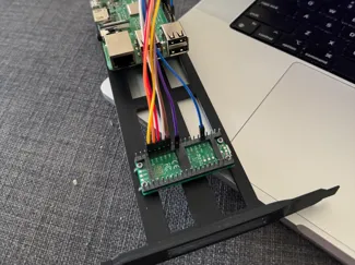 Raspberry Pi + Pi Zero (PiKVM) PCIe mount