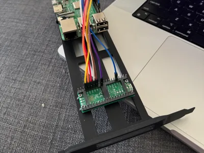 Raspberry Pi + Pi Zero (PiKVM) PCIe mount