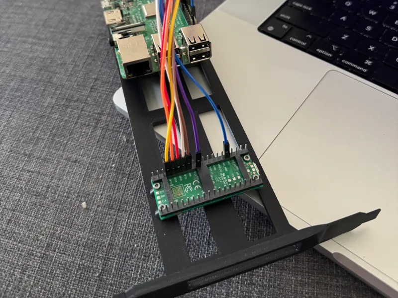 Raspberry Pi + Pi Zero (PiKVM) PCIe mount