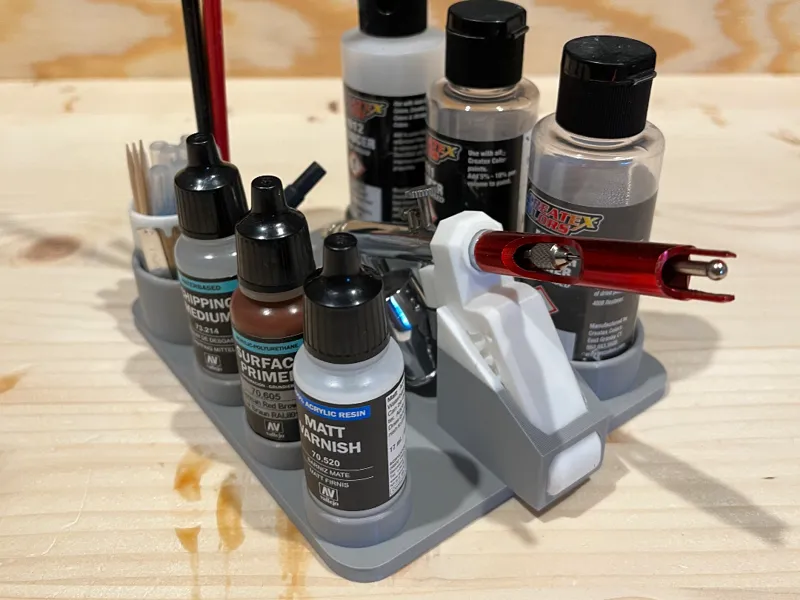 Airbrush holder (for Central Pneumatic Airbrush) 
