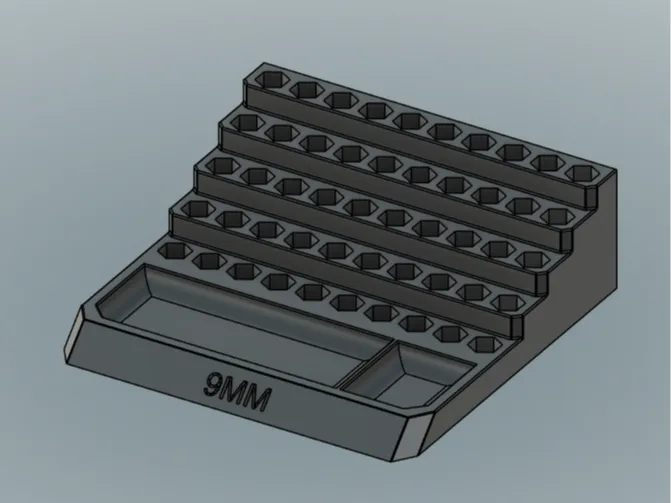 9mm Bleacher Style Reloading Tray