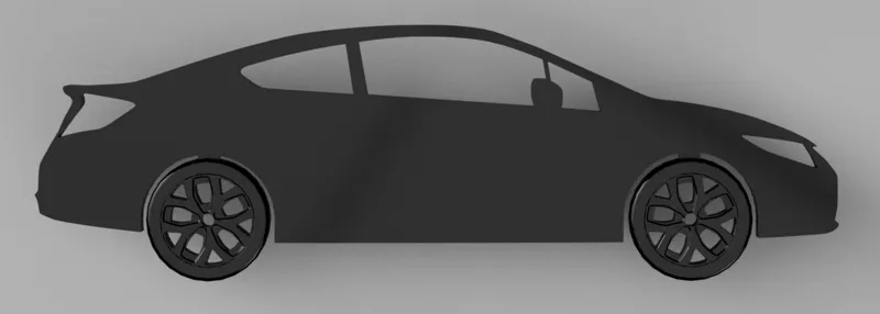 2015 Honda Civic Coupe Silhouette