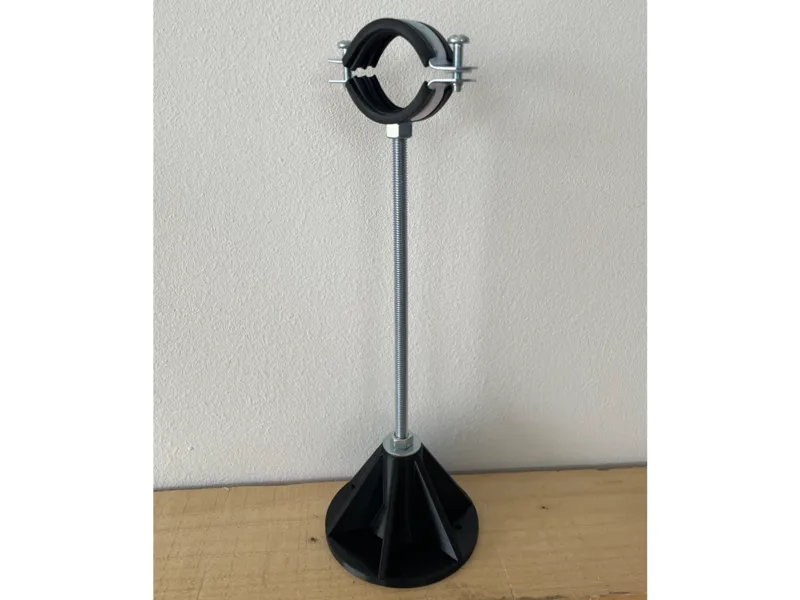 Base for pipe clamp