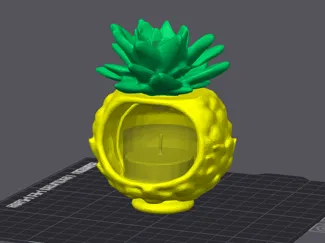 Tealight Candle Holder : Pineapple