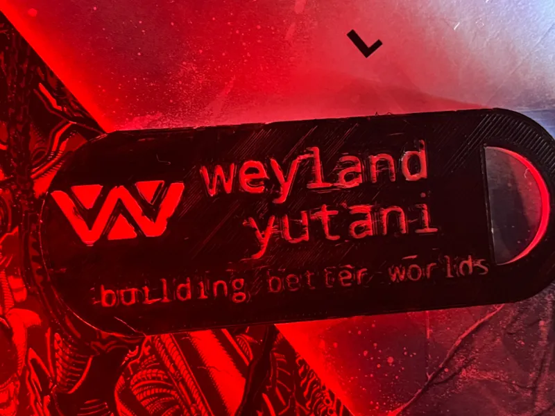 Ailen movie weyland yutani keychain 