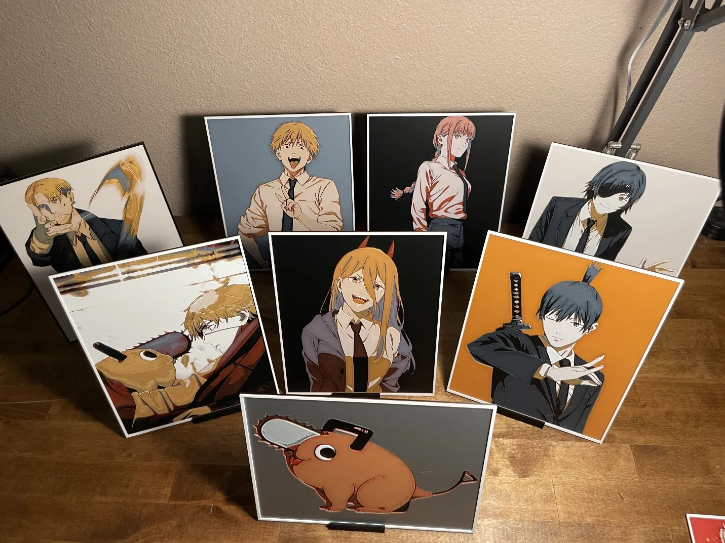 A group of pictures of anime characters
Description automatically generated