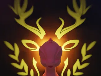 Bambi deer wall mount night light 