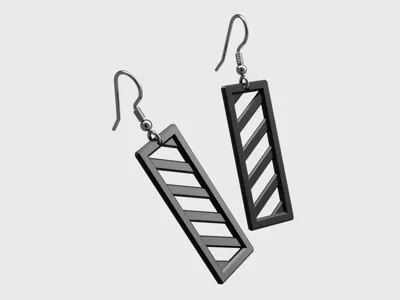 Rectangular Earrings