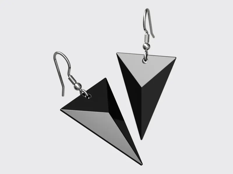 Pyramidal Earrings