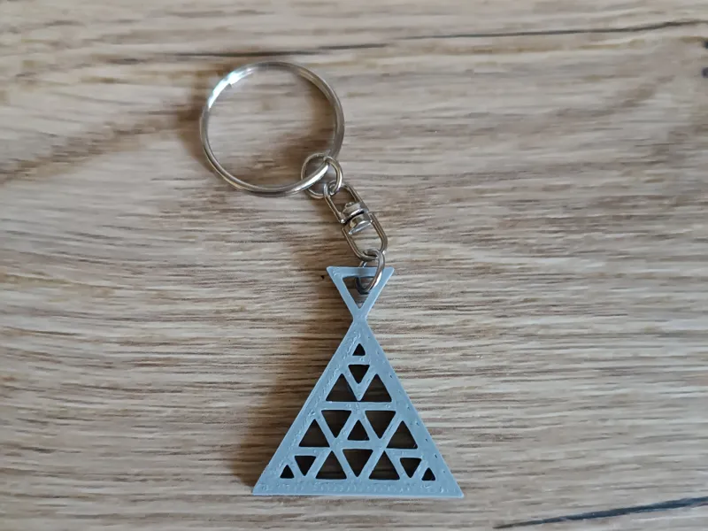 Triangles keychain