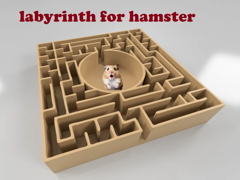labyrinth for hamster 