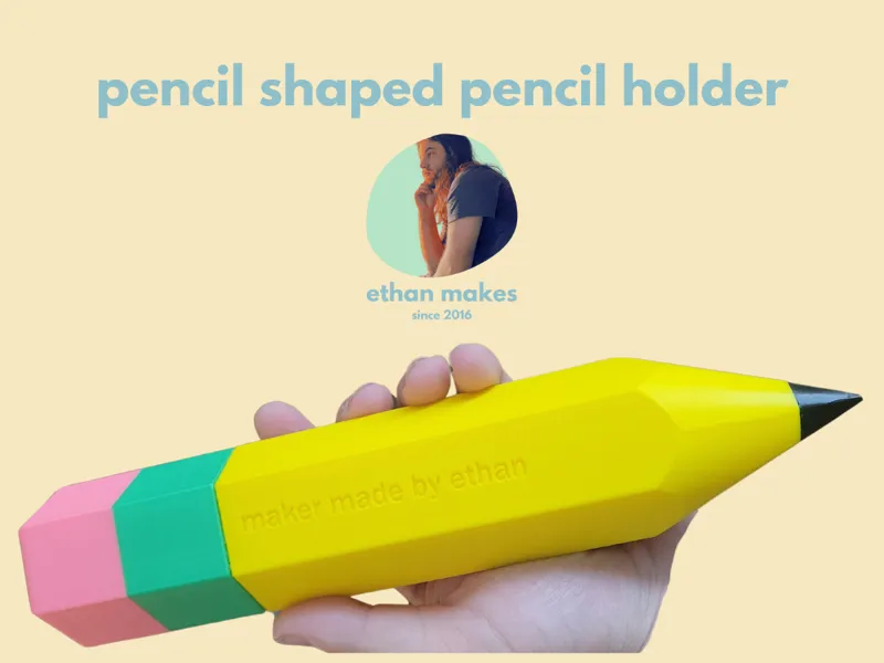 Pencil Shaped Pencil Holder