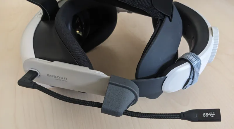 BOBOVR M3 Mini support to secure extension cable
