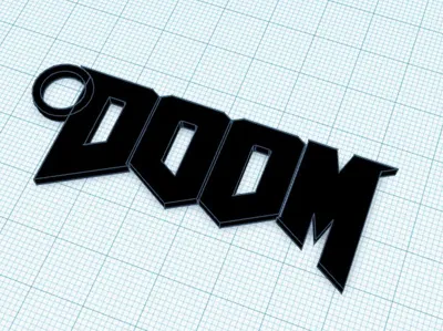 Doom Keychain