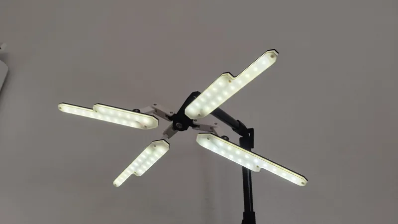 Futuristic Desk LED Strip Lamp