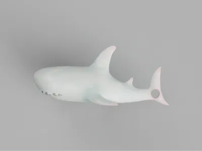 Blue Shark Keychain