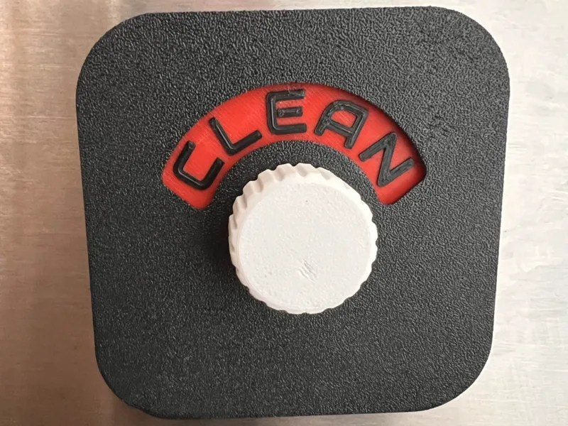 Dishwasher Status Indicator with hidden magnets