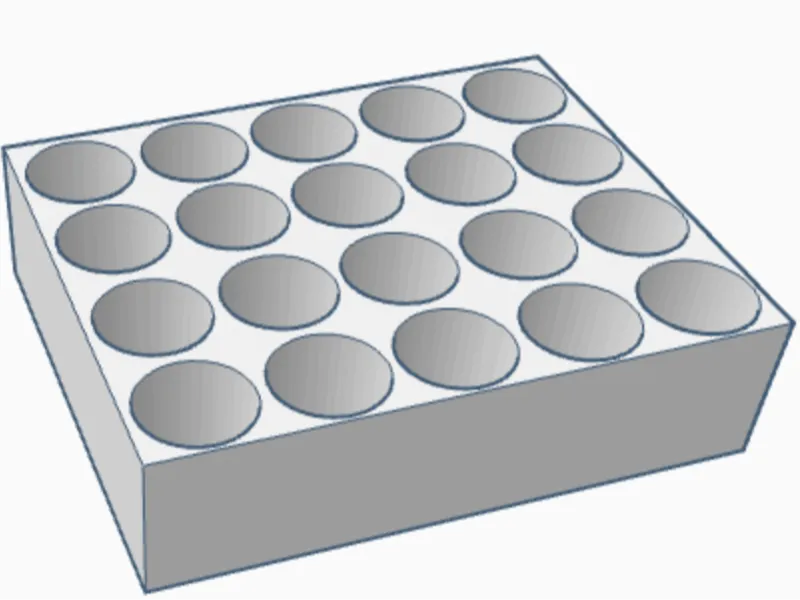 Simple AA Battery Separator / Organizer / Sorter