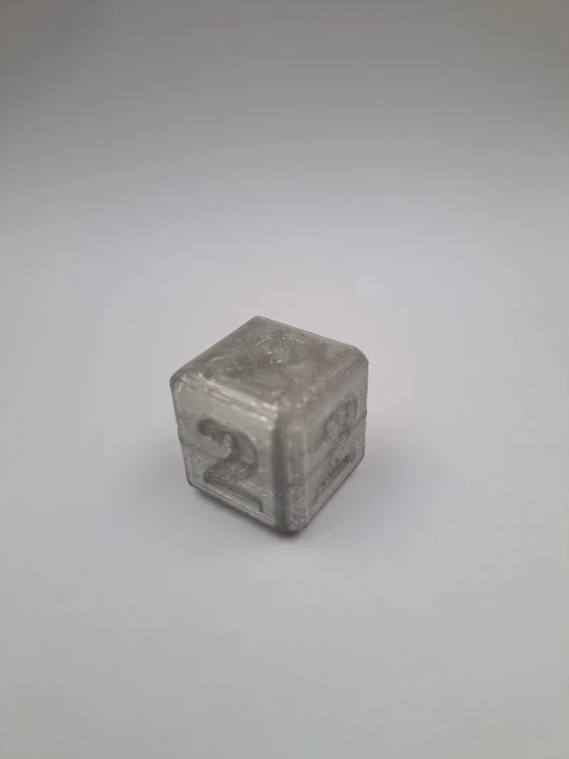 One number dice
