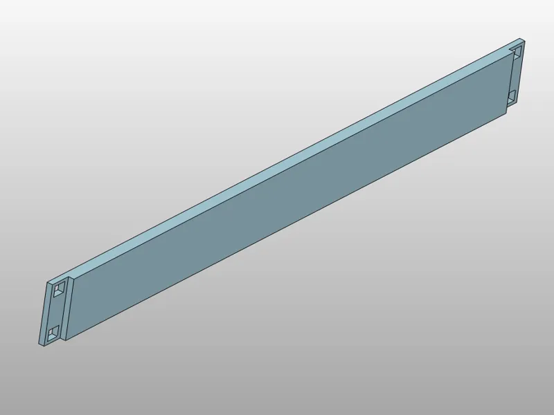 1U Server Blank Panel