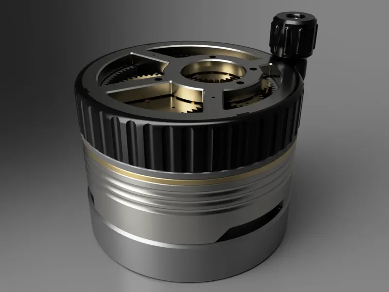 咖啡机行星齿轮布粉器（58mm三耳手柄）