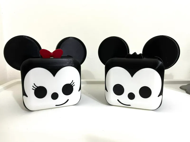 Disney Mickey & Minnie Coin Bank & Phone Holder