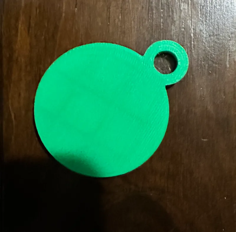 circle keychain