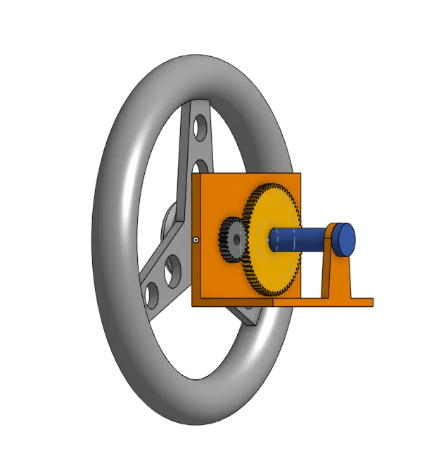 3d printed sim wheel (work in progress)